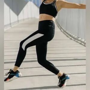 Navy Primo Mesh Hi-Rise 7/8 24"  Size 6/8